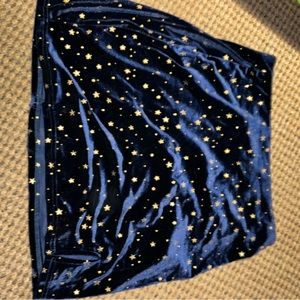 Starry night navy skirt